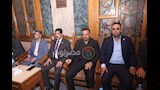 محمود الخطيب يشارك في عزاء والدة النائب محمد شبانة (2)
