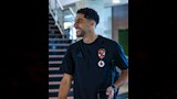شوبير مع بعثة الأهلي في المطار قبل السفر إلى إسبانيا