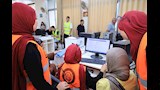استقبال طلاب المرحلة الأولى بمعامل التنسيق بجامعة المنيا (5)