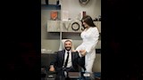 هاجر أحمد مع زوجها رجل الأعمال أحمد الحداد (1)