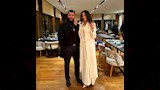 الفنانة هاجر أحمد مع زوجها أحمد الحداد (2)