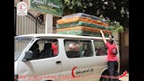 سيارات الهلال الأحمر بقرية ميت عفيف