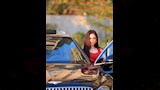 ياسمين هز  بتوب  أحمر
