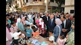 صور.. محافظ القاهرة يشهد أول مشاركة لكورال تعليم القاهرة بـ"شارع الفن"