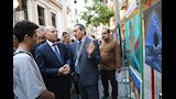 محافظ القاهرة يشهد أول مشاركة لكورال تعليم القاهرة بـشارع الفن (8)