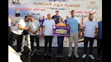  وزير الشباب ومحافظ القاهرة يشهدان ماراثون القاهرة مهد الحضارة (18)
