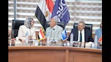 محافظ الوادي الجديد توقع عقد اقامة مدرسة تمرض تطبيقية خاصة