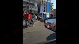 ملاكي تصطدم بميني باص وعمود إنارة في المقطم (2)