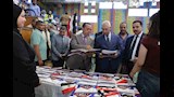 رئيس جامعة المنيا يتفقد الكشوفات الطبية للطلاب الجدد  (6)