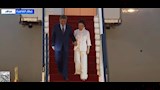 السيسي وقرينته يستقبلان الرئيس الصيني وقرينته بمطار القاهرة (9)