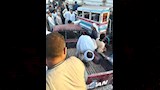 تصادم سيارتين بطريق قرية المحاميد