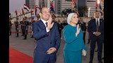 السيدة انتصار السيسي ترحب بالرئيس الصيني وقرينته: أهلًا وسهلًا بكم في مصر