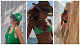 شورت وكاش مايو.. ميريام فارس على البحر مع أولادها 