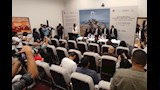 وزير الشباب والرياضة في مؤتمر بطولة مصر الدولية للفروسية لقفز الحواجز