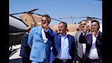 زيارة وفد بيراميدز لمعرض العلمين للطيران والفضاء