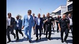 زيارة وفد بيراميدز لمعرض العلمين للطيران والفضاء