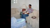 أشرف عبدالباقي مع ابنته