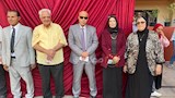 مدير الادارة التعليمية وسط الحضور 
