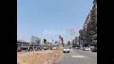 بدء تشجير شارع جامعة الدول العربية بالجيزة (3)