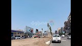 بدء تشجير شارع جامعة الدول العربية بالجيزة (4)