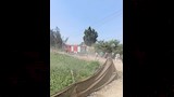 لحظة وصول سيارة إطفاء_2