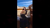 كارولين عزمي في مركب