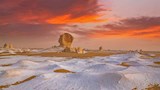 تصوير للسحب والغيوم من مداخل محمية الصحراء البيضاء_4