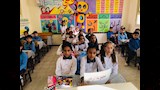 طلاب شمال سيناء يبدأون الدراسة وسط أجواء من الفرحة (6)