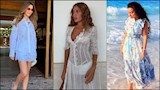 "هوت شورت وكاش مايوه وفستان جريء".. 25 صورة للنجمات في الصيف
