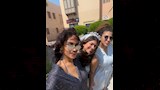 ديانا هشام بفستان أبيض وطرحة عروسة (1)