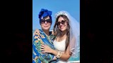 ديانا هشام بفستان أبيض وطرحة عروسة (5)