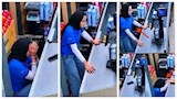 تحقق: هل فيديو بكاء كاشيرة في سوبر ماركت من مصر؟ وما مصدره؟