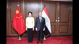 وزير العدل يبحث مع وفد صيني