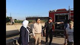 محافظ القليوبية يتابع حريق مخزن كيماويات بسنديون (11)