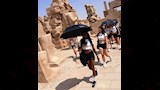 ملكات جمال النخبة يختتمن رحلتهن في معالم الأقصر الأثرية (4)