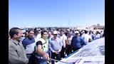 كامل الوزير يتابع خط العريش وطابا بطول 500 كم  (11)