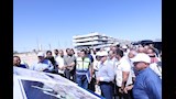 كامل الوزير يتابع خط العريش وطابا بطول 500 كم  (7)