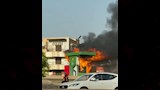 السيطرة على حريق ماكينة صراف آلي ATM أمام جامعة بنها بالعبور (3)