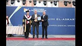 صابر يهنئ خريجي جامعة القاهرة الجديدة التكنولوجية (8)