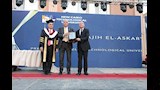 صابر يهنئ خريجي جامعة القاهرة الجديدة التكنولوجية (3)