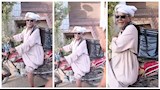 بالجلابية والعمة.. دليفري بالأقصر يخطف الأنظار على السوشيال ميديا (صور)