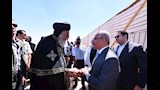 البابا تواضروس الثاني يضع حجر أساس كاتدرائية الآباء البطاركة (6)