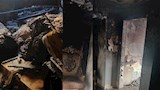 "تفحمت بالكامل".. تفاصيل حريق شقة بمساكن الحرية في بورسعيد (صور)