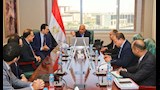 الدكتور محمود عصمت وجورج بريك رئيس شركة هيدروفولتا البلجيكية (1)