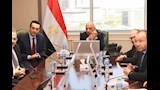 الدكتور محمود عصمت وجورج بريك رئيس شركة هيدروفولتا البلجيكية (3)
