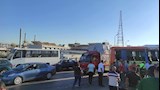 جثة و12 مصابًا.. تصادم أتوبيس وملاكي على طريق الإسكندرية الصحراوي - صور 