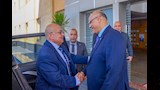 محافظ الإسكندرية يستقبل رئيس نادي قضاة الإسكندرية (4)
