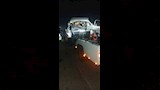 تصادم 3 سيارات بالطريق الصحراوي (3)