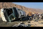22 وفاة و28 مصابًا في حادث انقلاب أتوبيس بطريق دهب – نويبع بجنوب سيناء