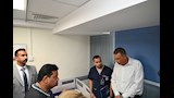 متابعة اللواء الدكتور إسماعيل كمال، محافظ جنوب سيناء، للحالة الصحية للمصابين (3)